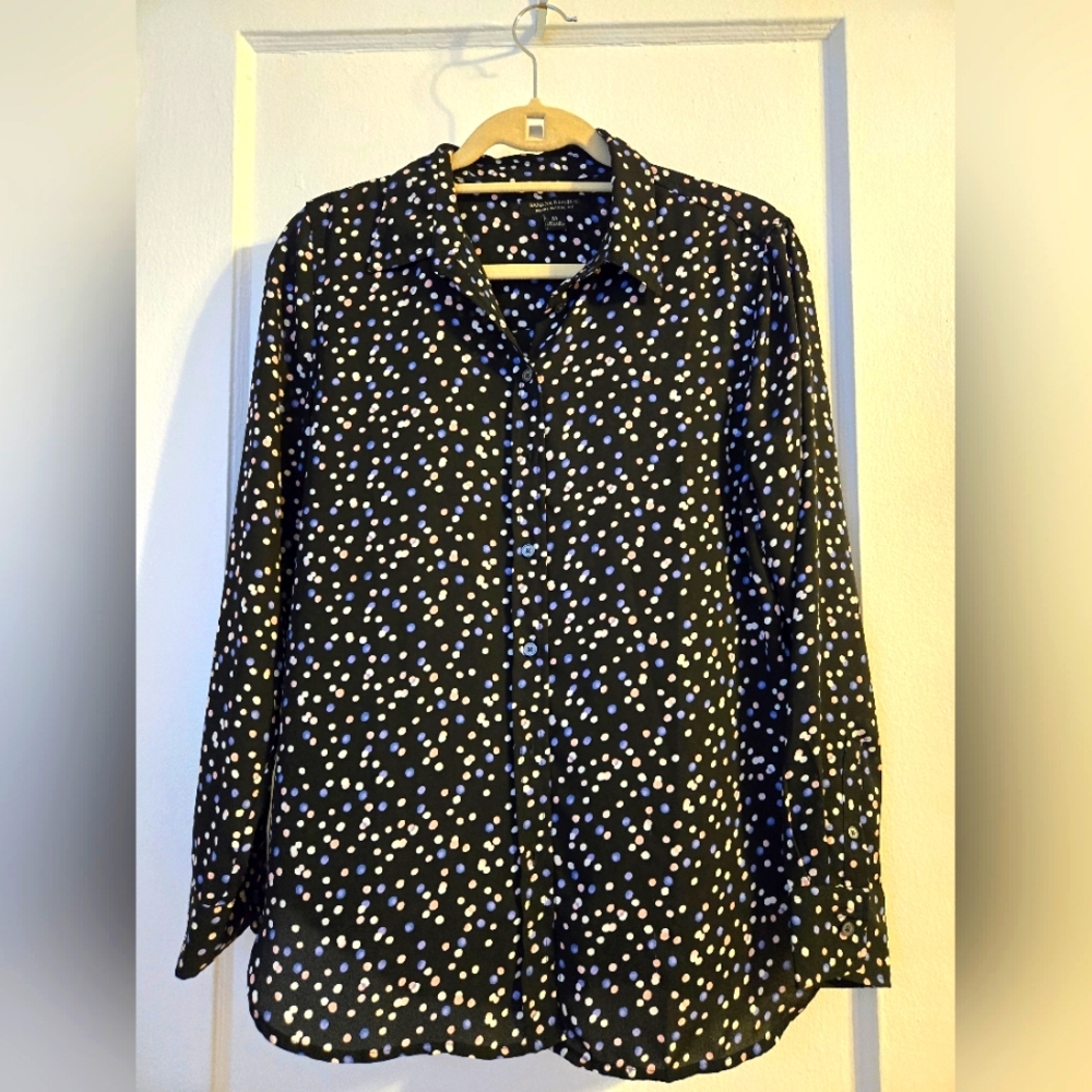BUY NOW ONLY Banana Republic polka dot blouse